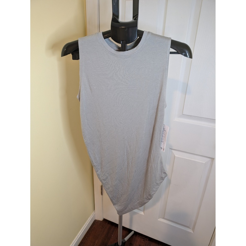 Athleta Cloudlight Restore Tank Women XS Cypress Sage Adjustable‎ Hem NWT